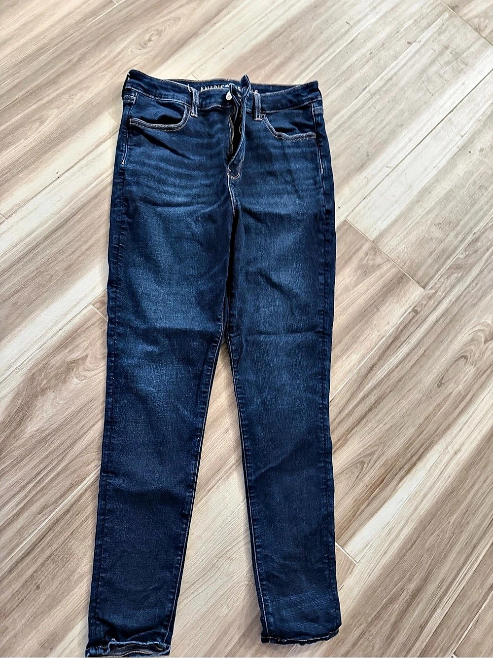 American Eagle Super High-Rise Jegging Skinny Jeans Waist 10 in Blue
